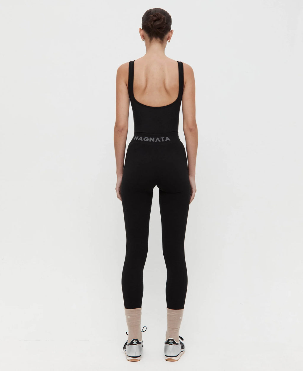 LANDING SOON Classic Wool Rib Leggings Black