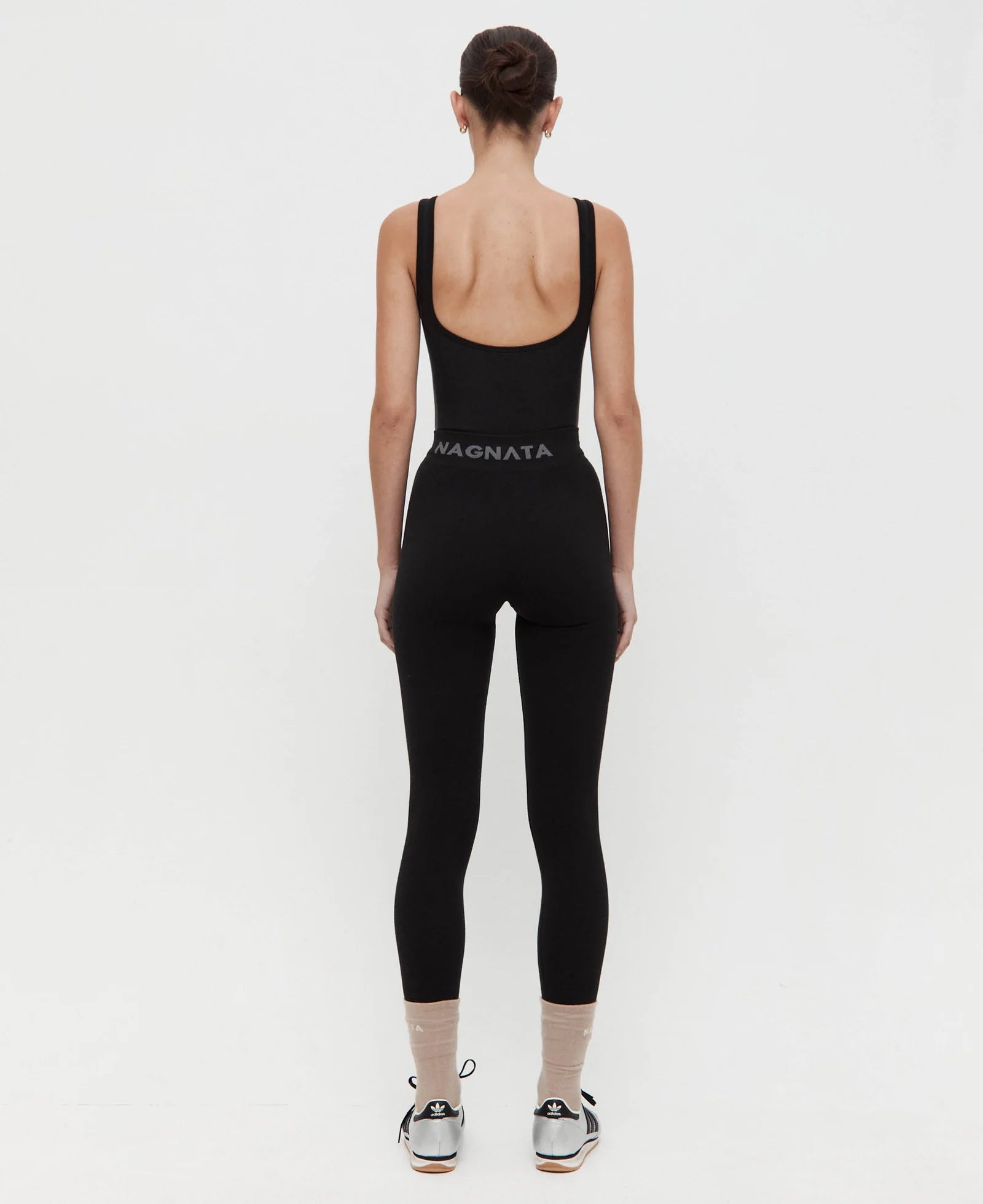 LANDING SOON Classic Wool Rib Leggings Black