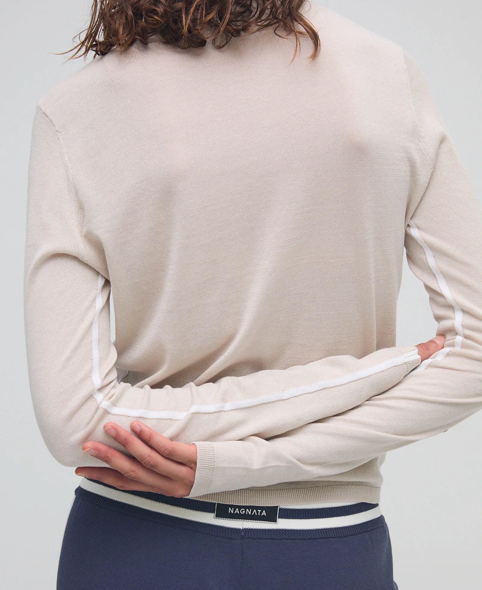 Essentials Long Sleeve Top Moonbeam