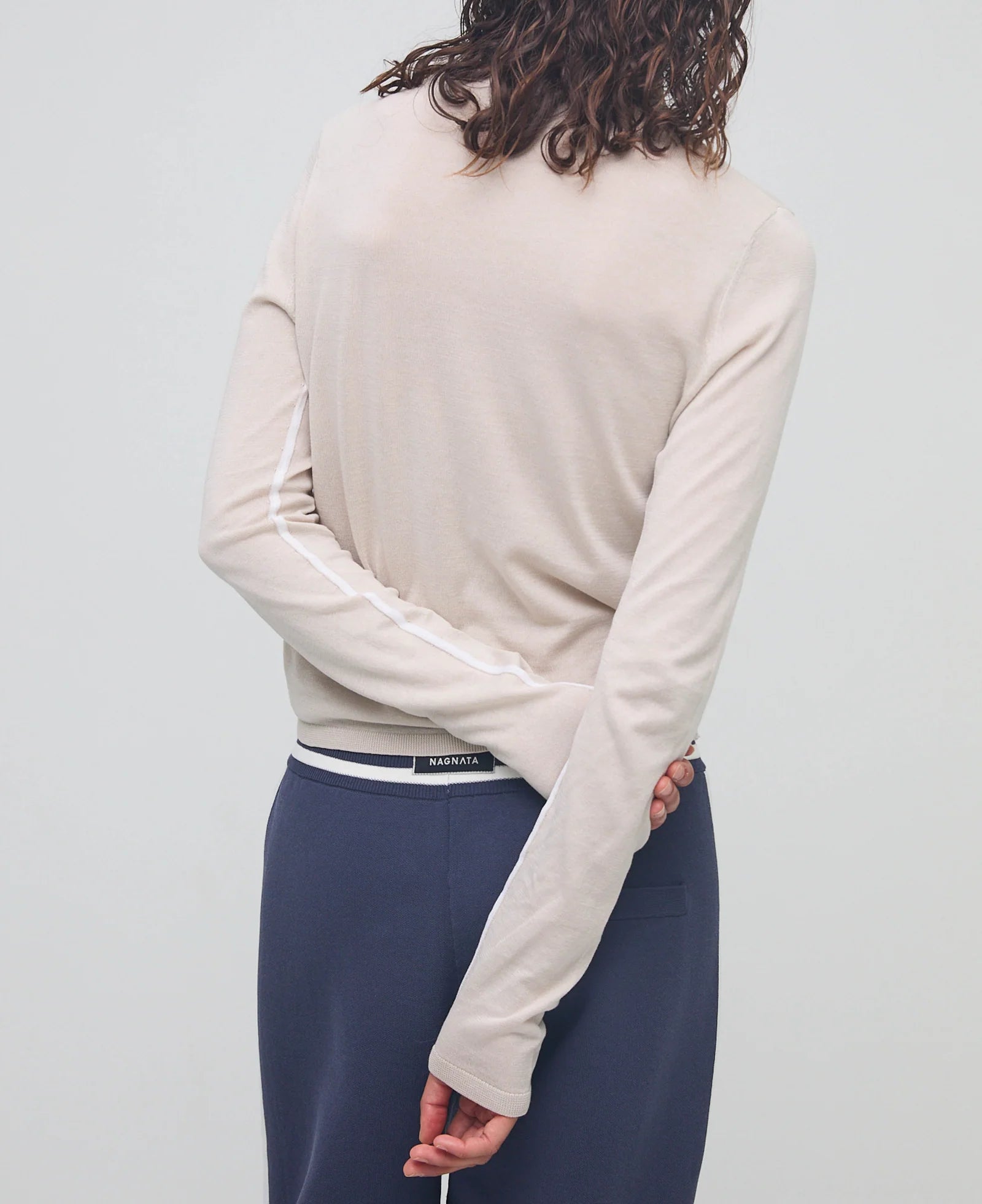 Essentials Long Sleeve Top Moonbeam