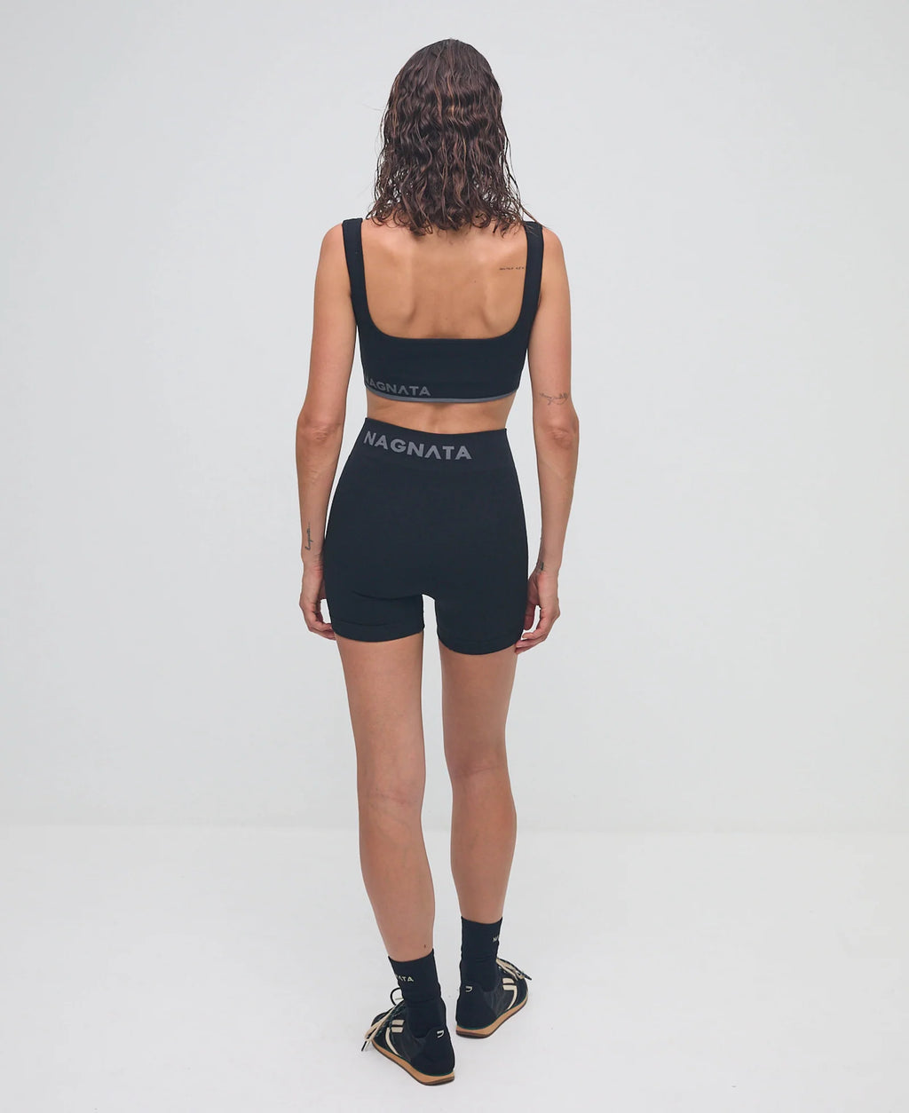 Classic Wool Bralet Black