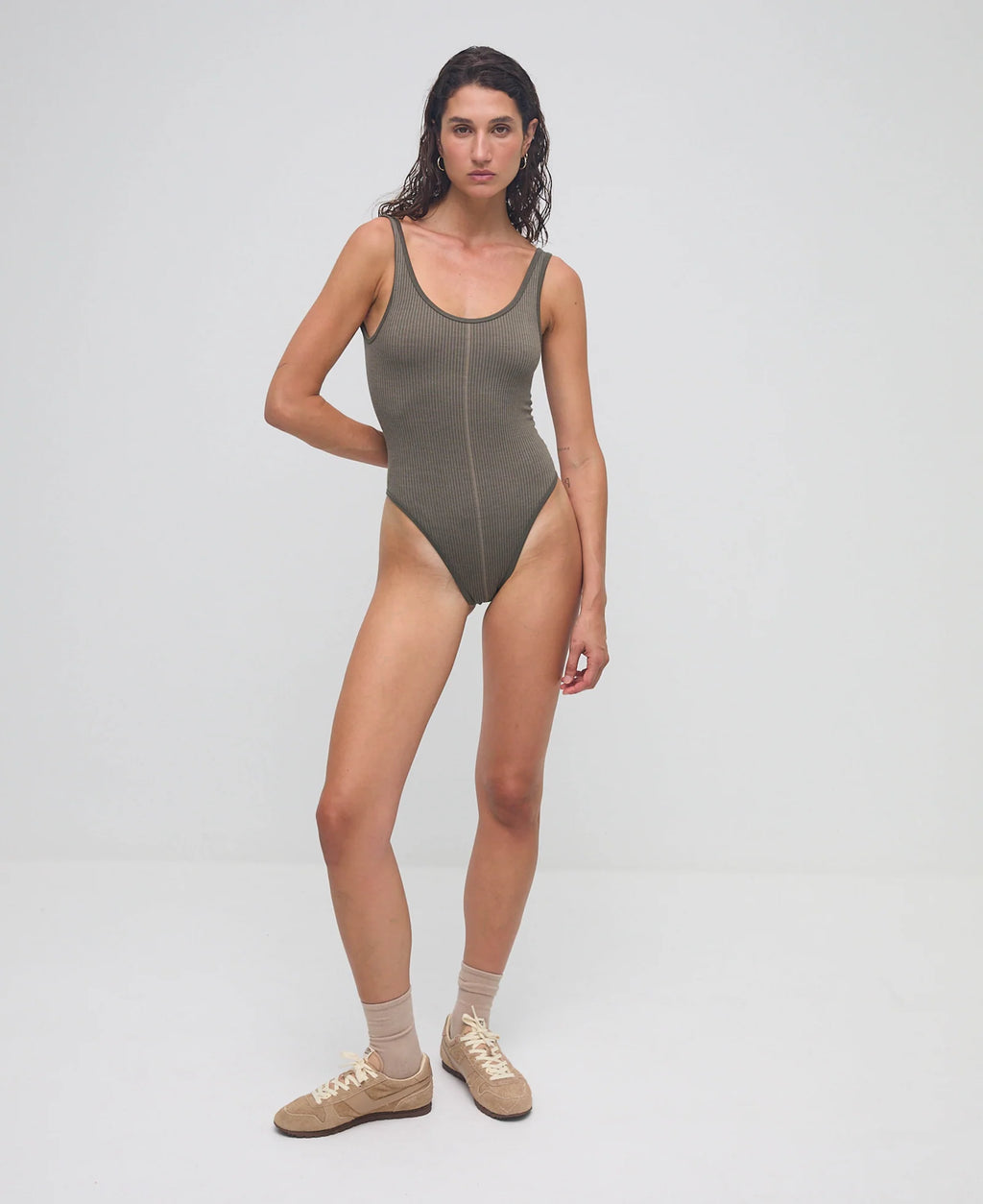 Classic Wool Bodysuit Grove