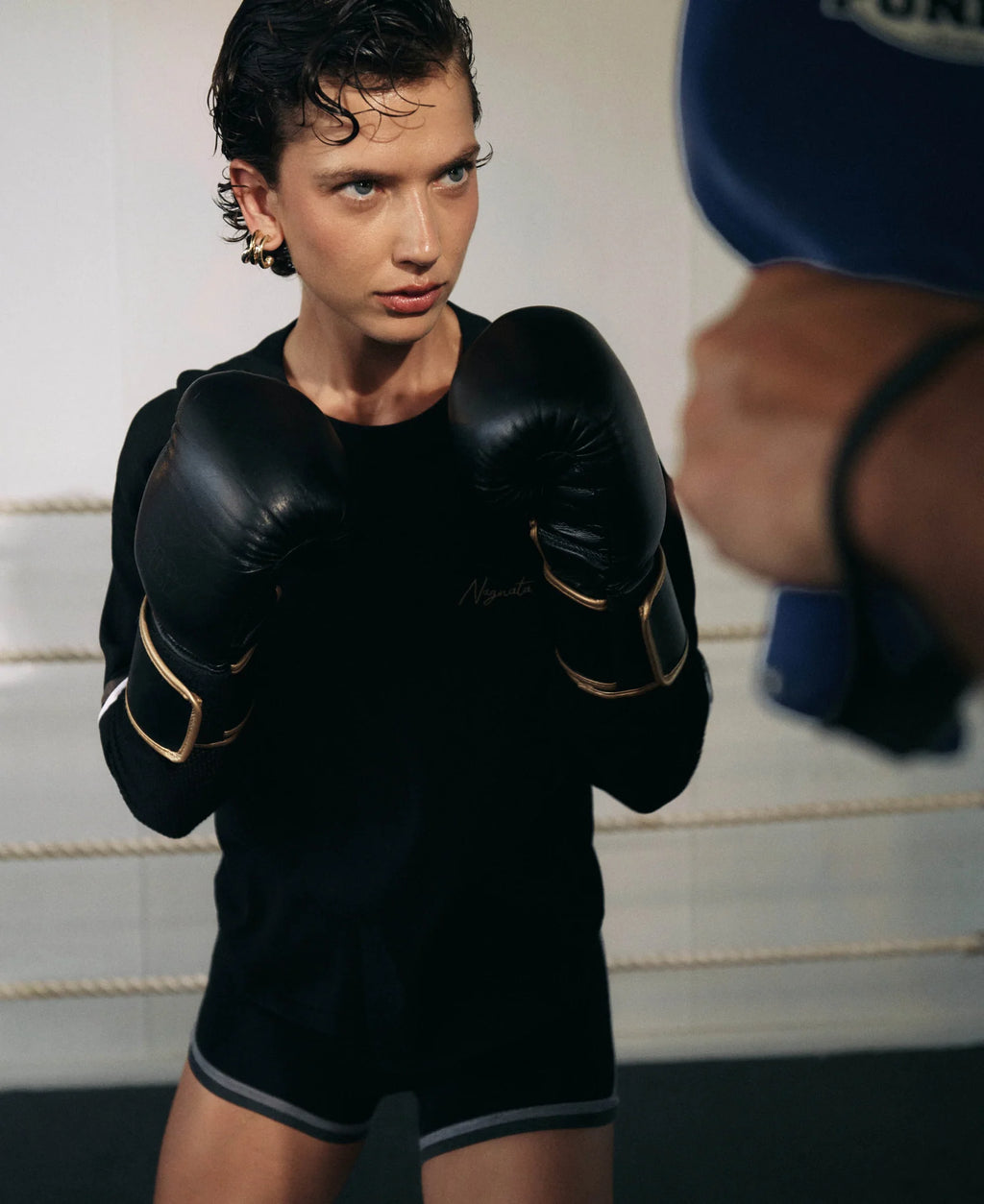 Organic Mesh Jersey Black