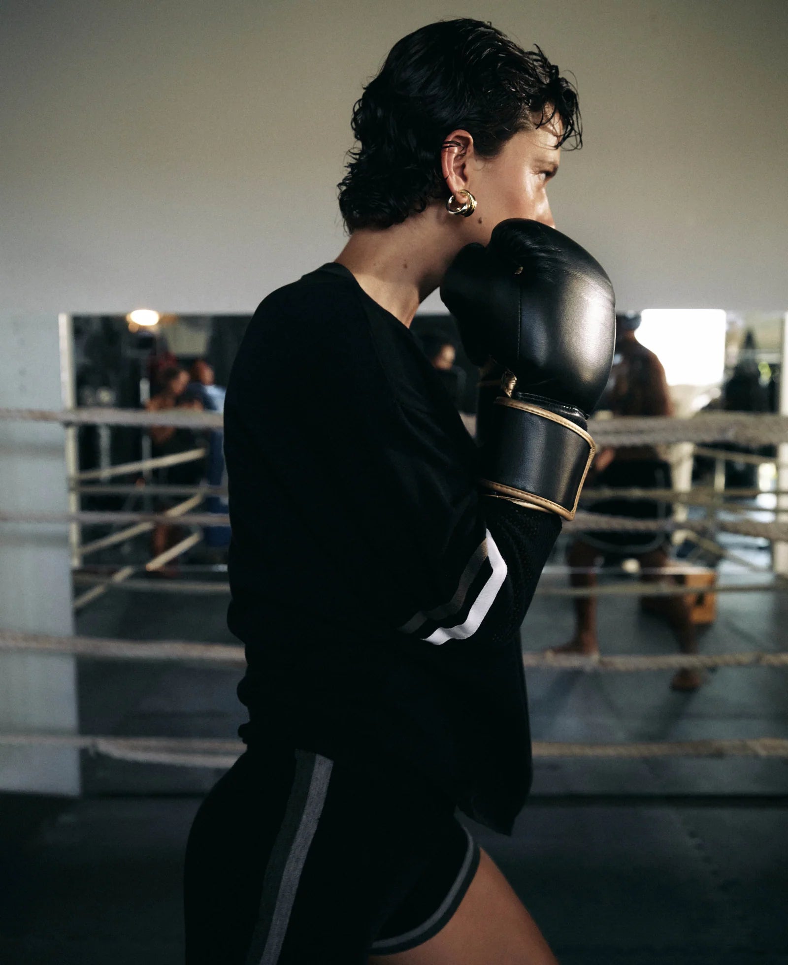 Organic Mesh Jersey Black