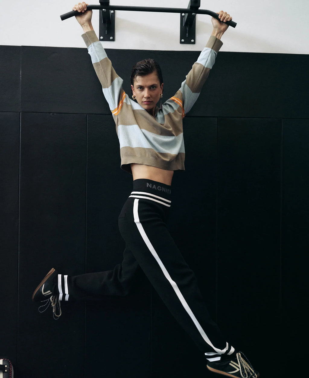 Organic Romeo Track Pant Black