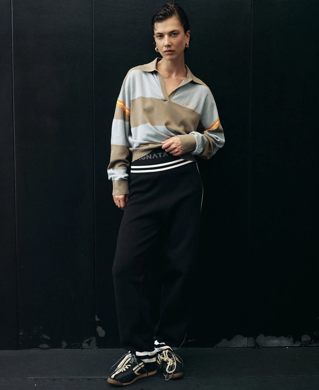 Organic Romeo Track Pant Black