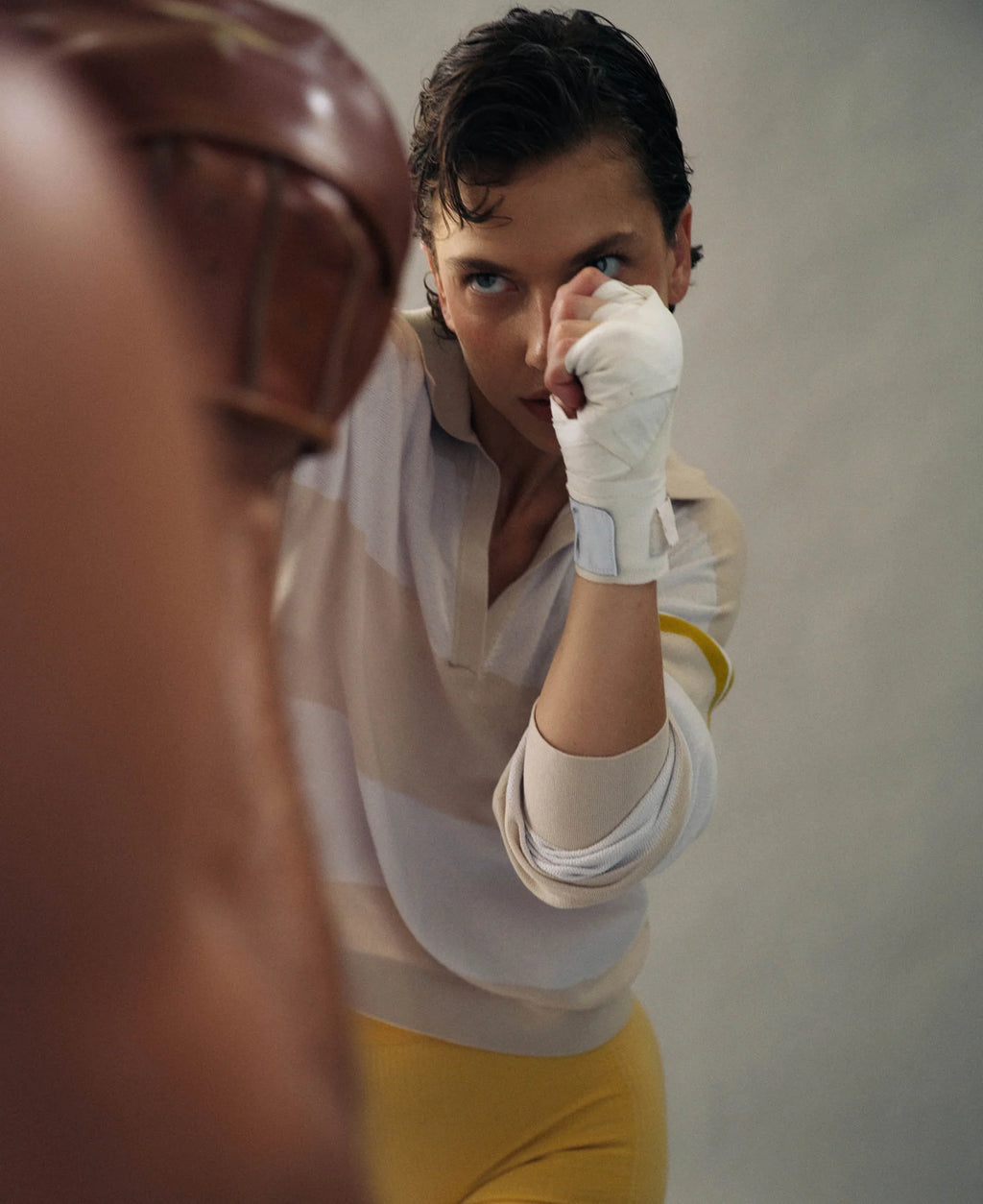 Organic Ivy Crop Polo Vanilla