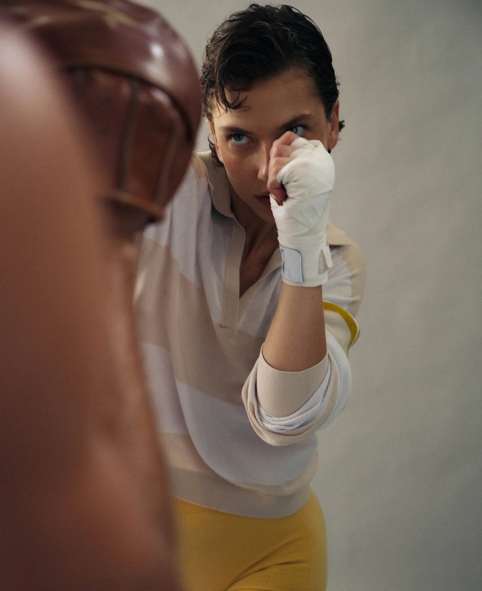 Organic Ivy Crop Polo Vanilla