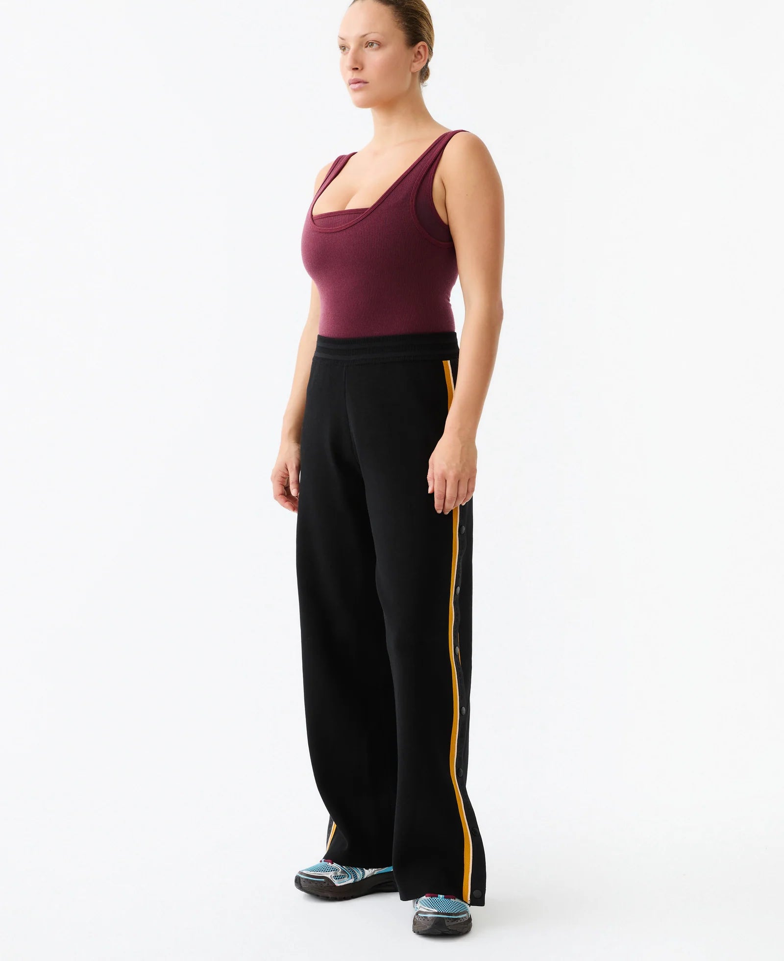 LANDING SOON  Organic Side Snap Track Pants