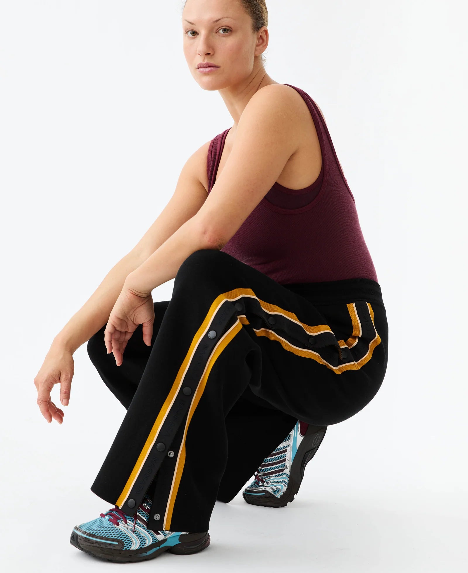LANDING SOON  Organic Side Snap Track Pants