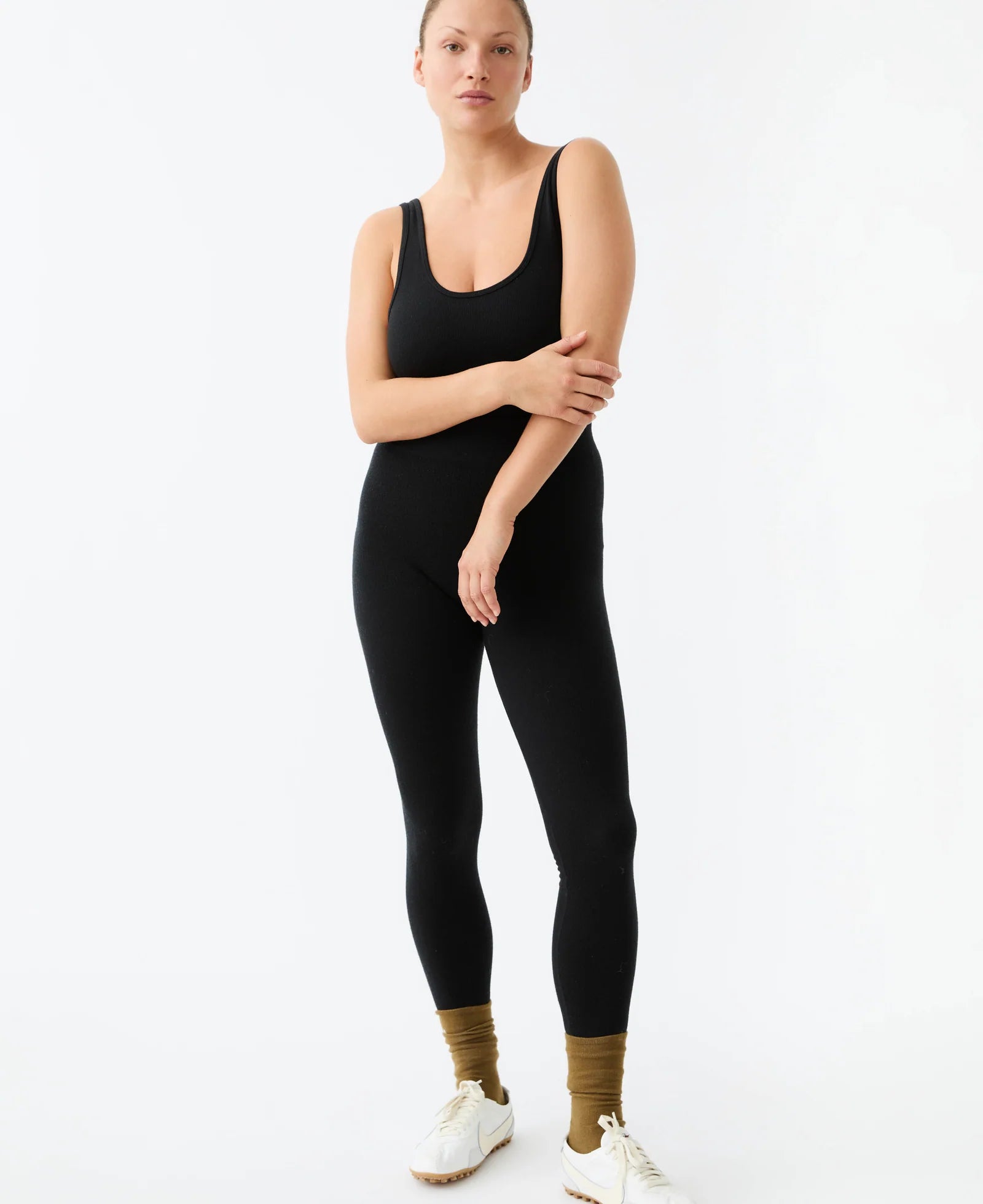 LANDING SOON Classic Wool Rib Leggings Black