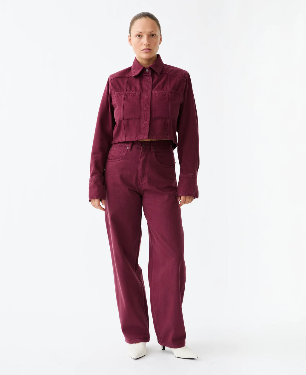 LANDING SOON Vegetable Dye Utility Jean Maruuna