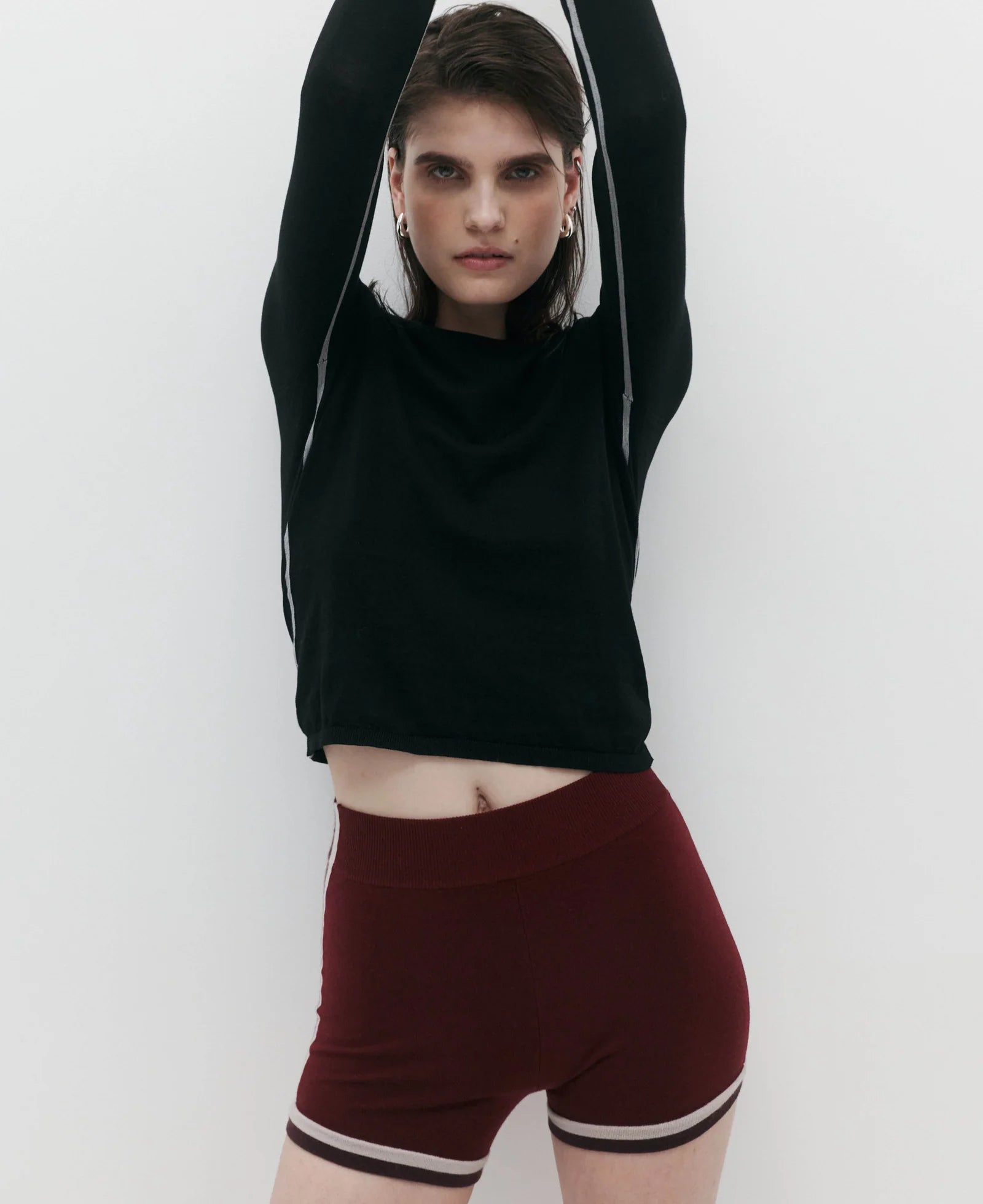 LANDING SOON Essentials Long Sleeve Top Black