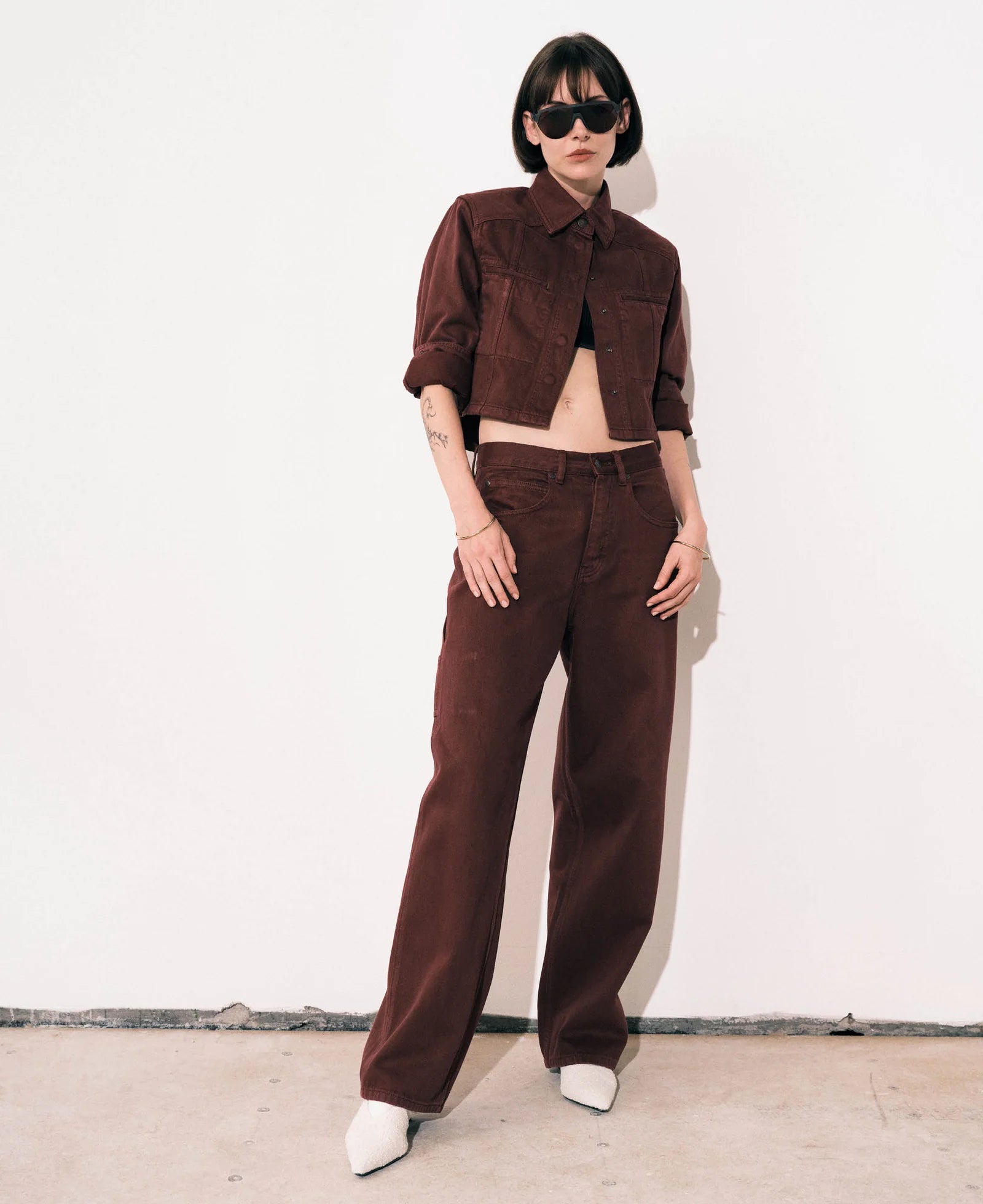 LANDING SOON Vegetable Dye Utility Jean Maruuna