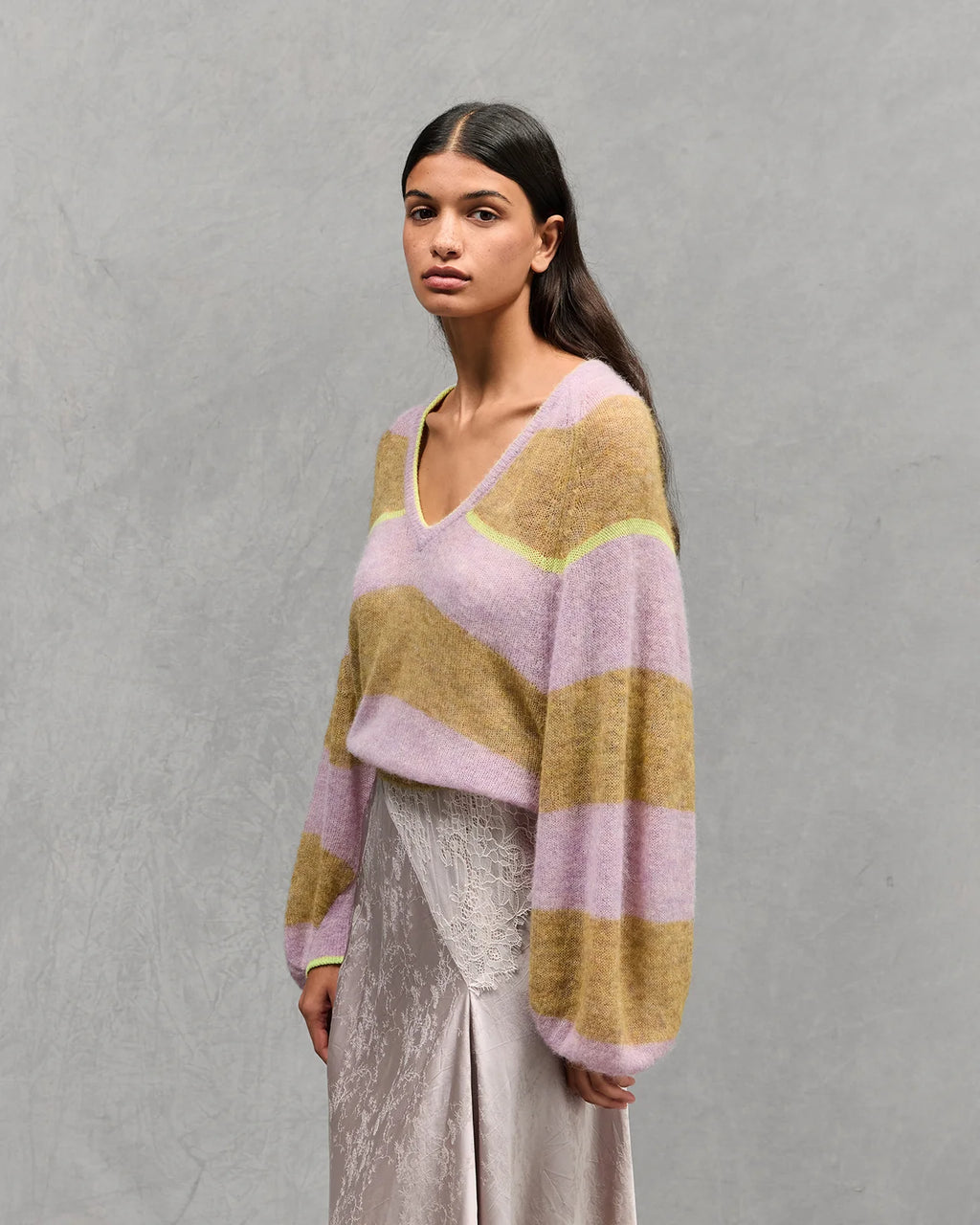 Daye Pink Knit Sweater