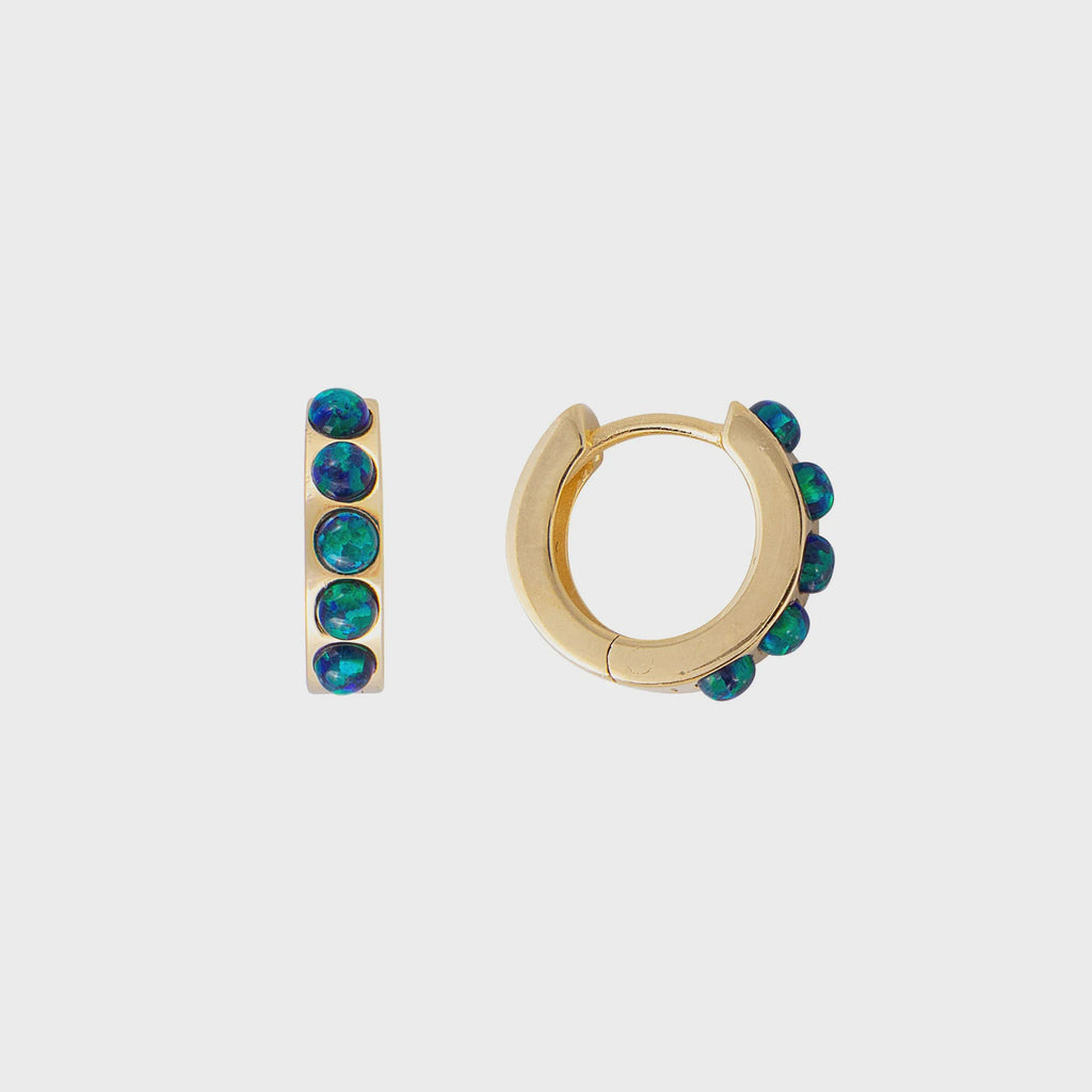 Jade Opal Huggies