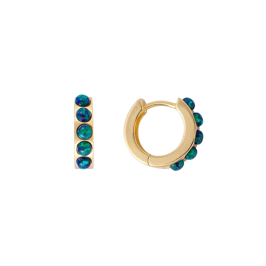 Jade Opal Huggies