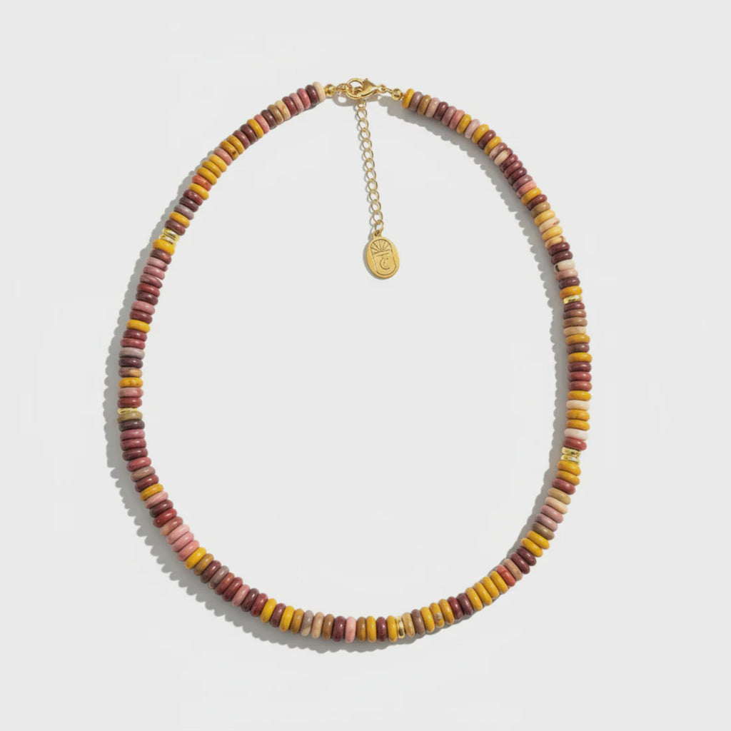 Mini Gemstone Necklace Mookite