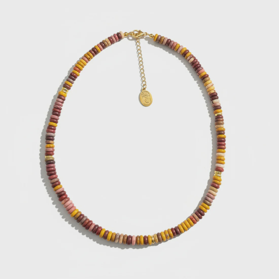 Mini Gemstone Necklace Mookite