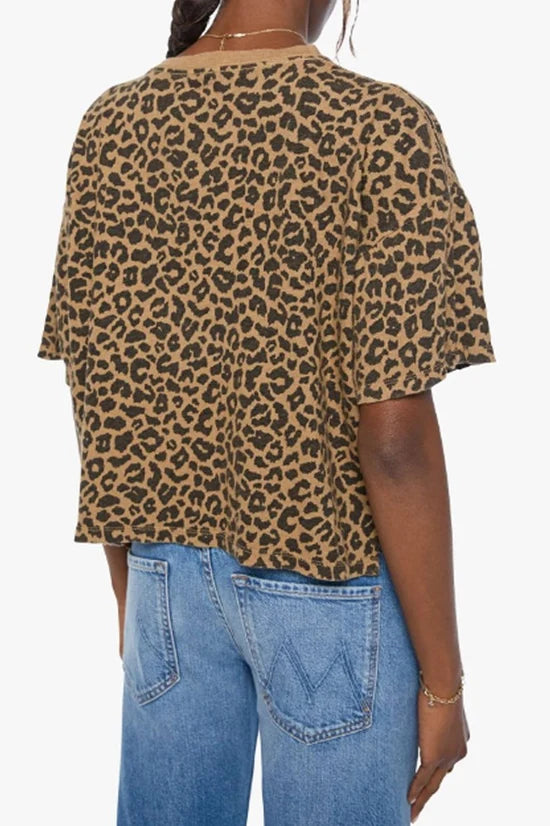The Boxy Ringer Tee  Leap Year Leopard Print