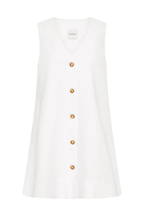 Nancy Mini Dress Ivory