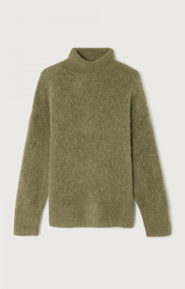 Nibby Roll Neck Pullover Khaki