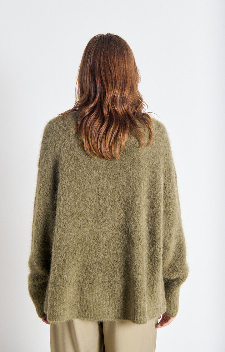 Nibby Roll Neck Pullover Khaki