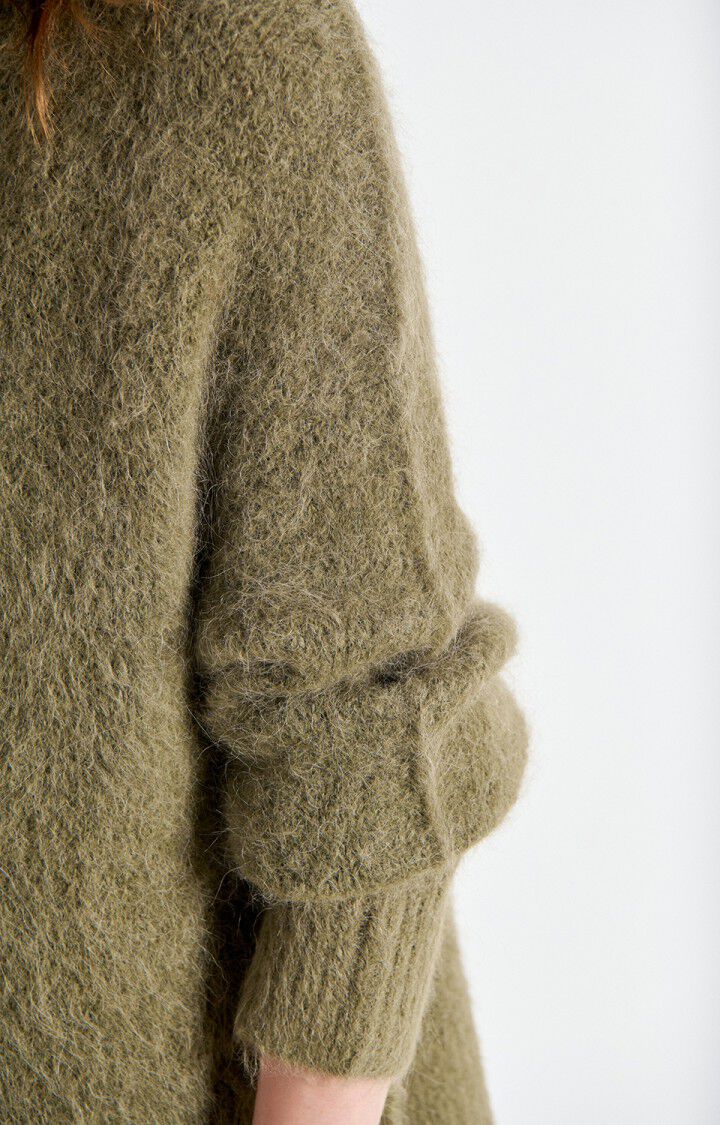 Nibby Roll Neck Pullover Khaki