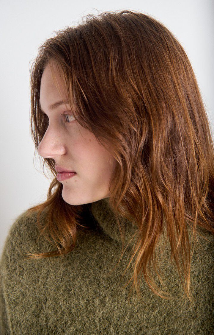 Nibby Roll Neck Pullover Khaki