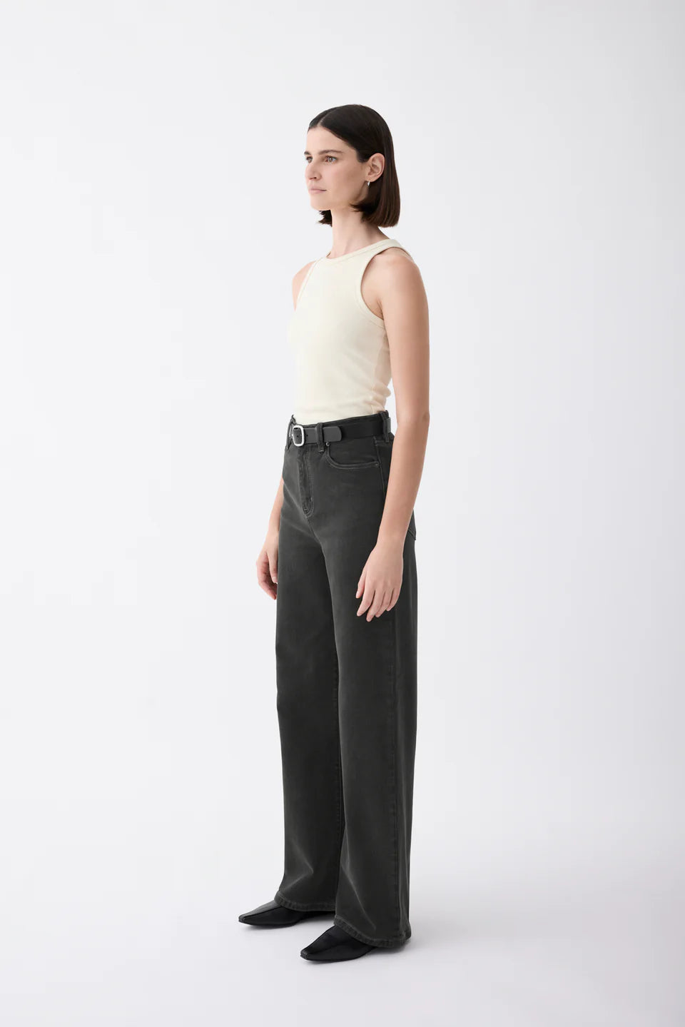 Ellie High Rise Wide Leg - Courage