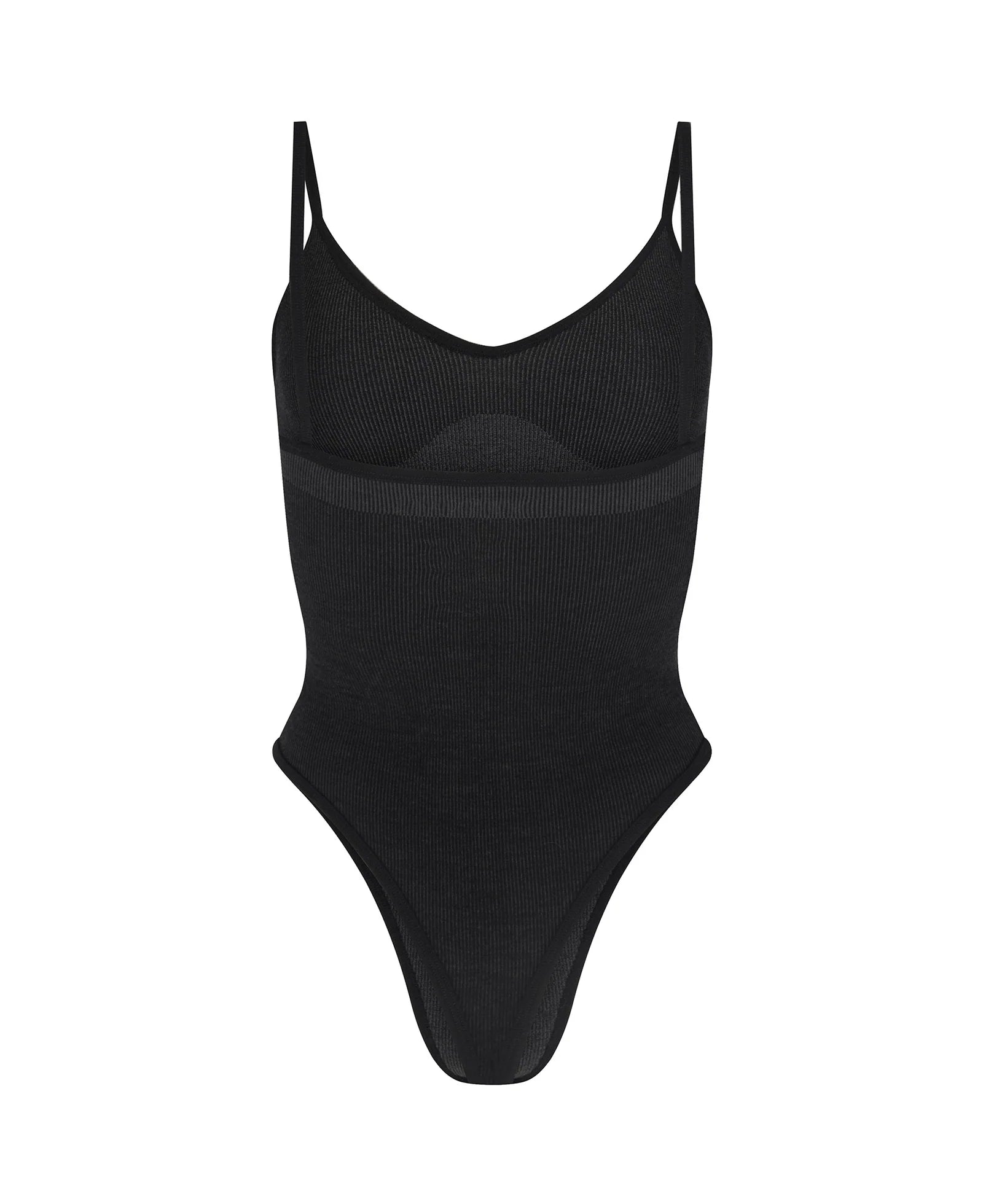 Tri Wool Bodysuit Obsidian