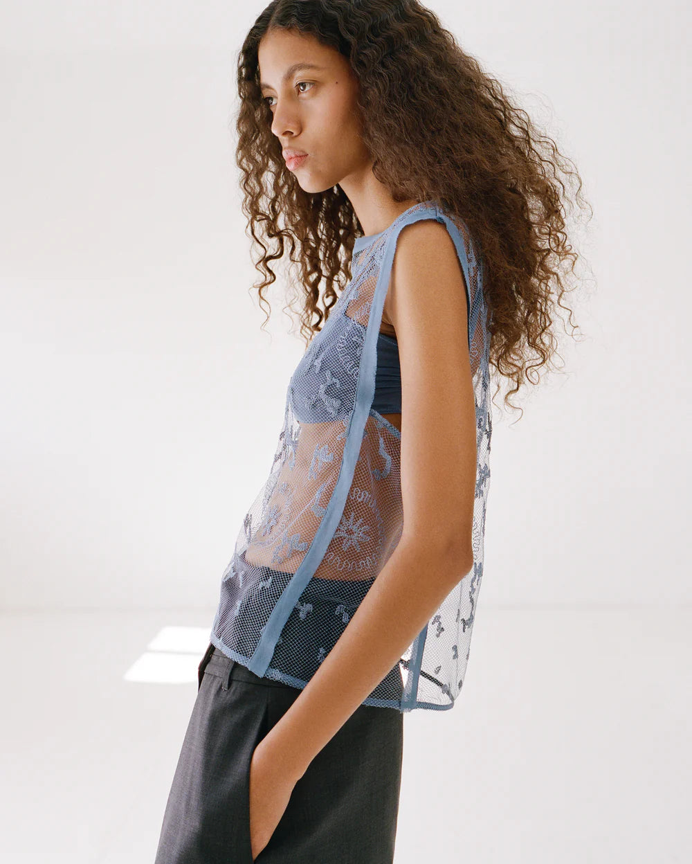Leif Top Sea Blue