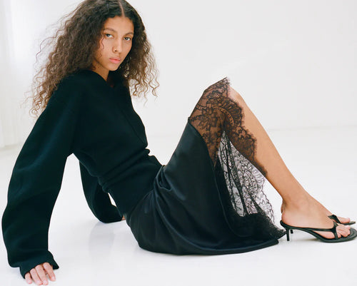 Ingrid Lace Midi Skirt