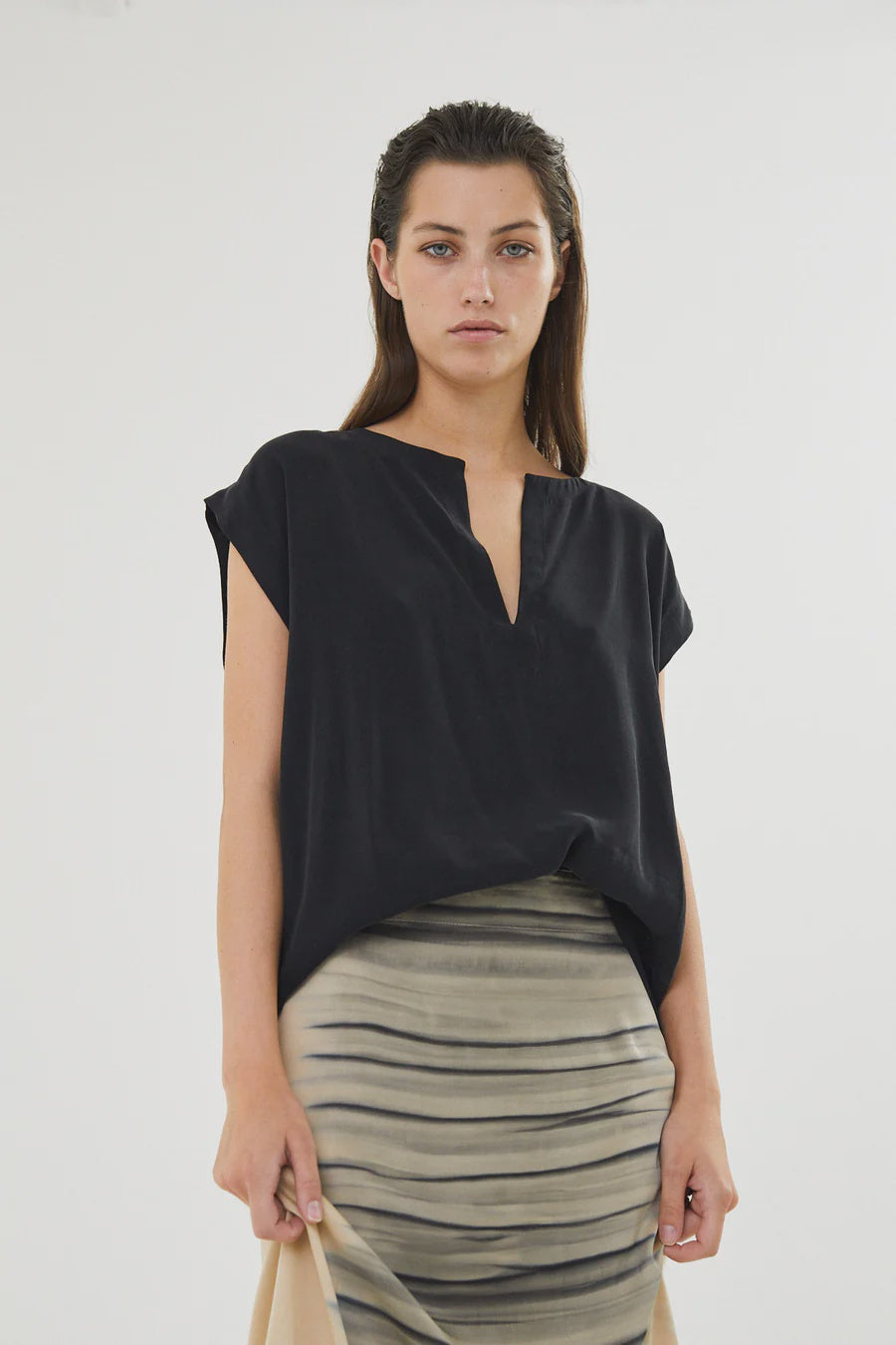 Rosalyn Black Blouse