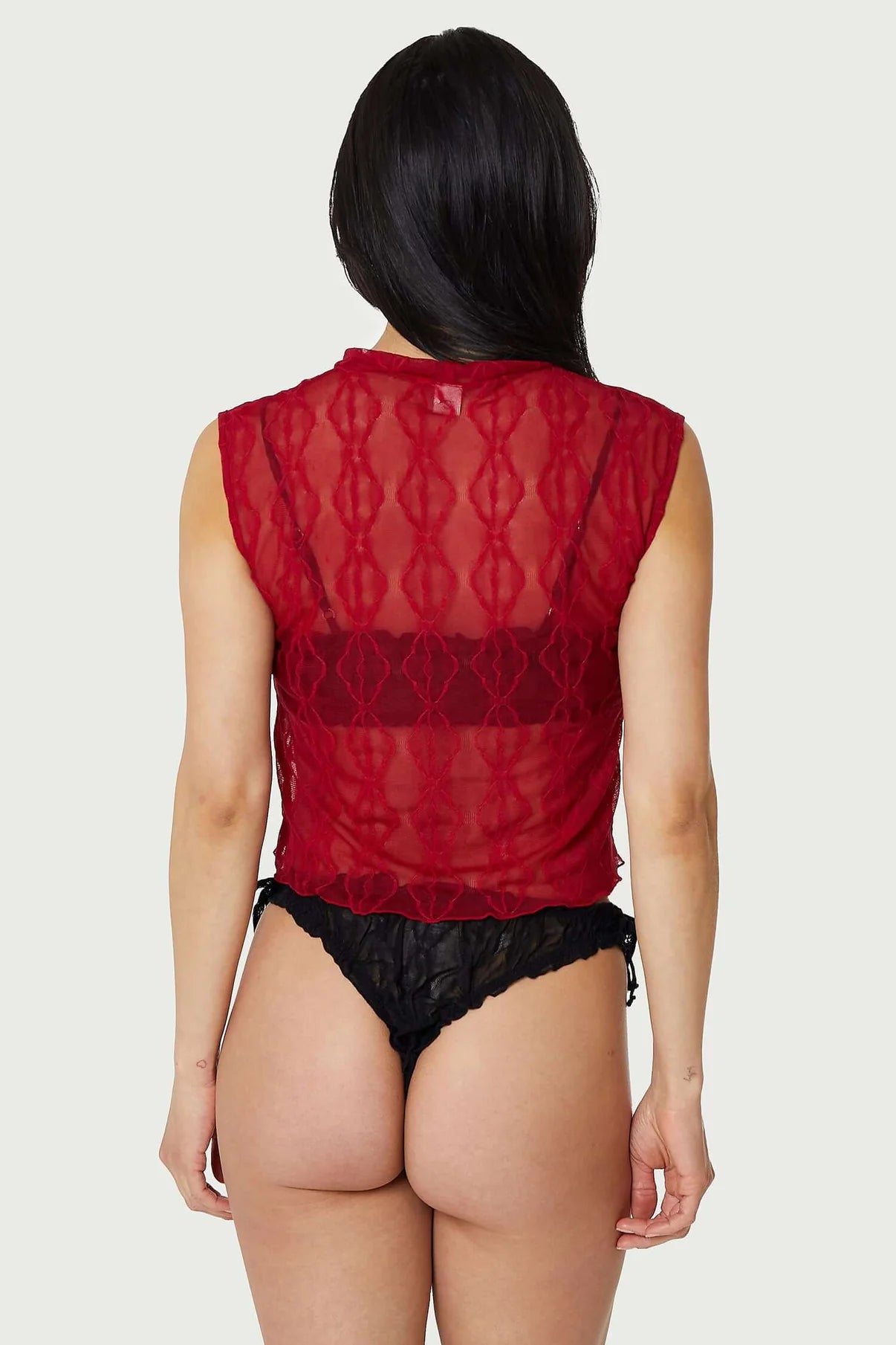 Mariposa Sheer Lace Top