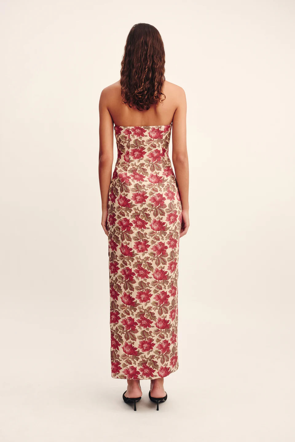 Rosalie Strapless Dress - Rose Bud