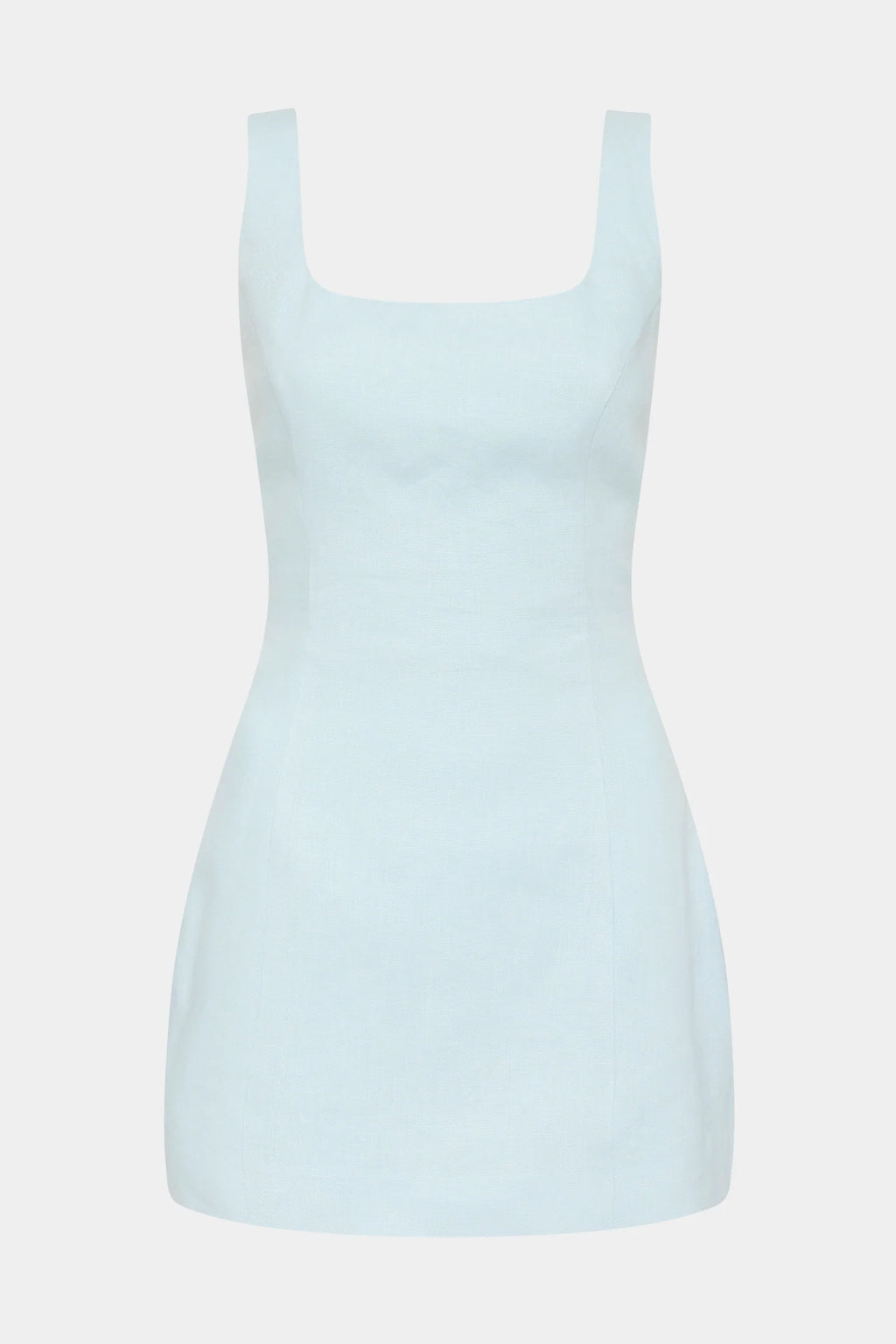 Iris Tie Mini Dress Light Blue