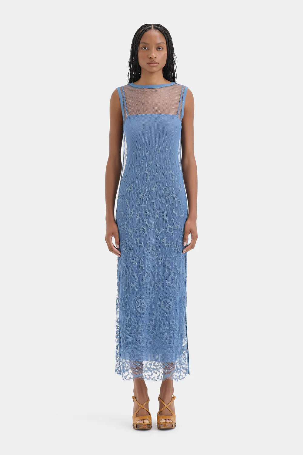 Leif Maxi Dress Sea Blue