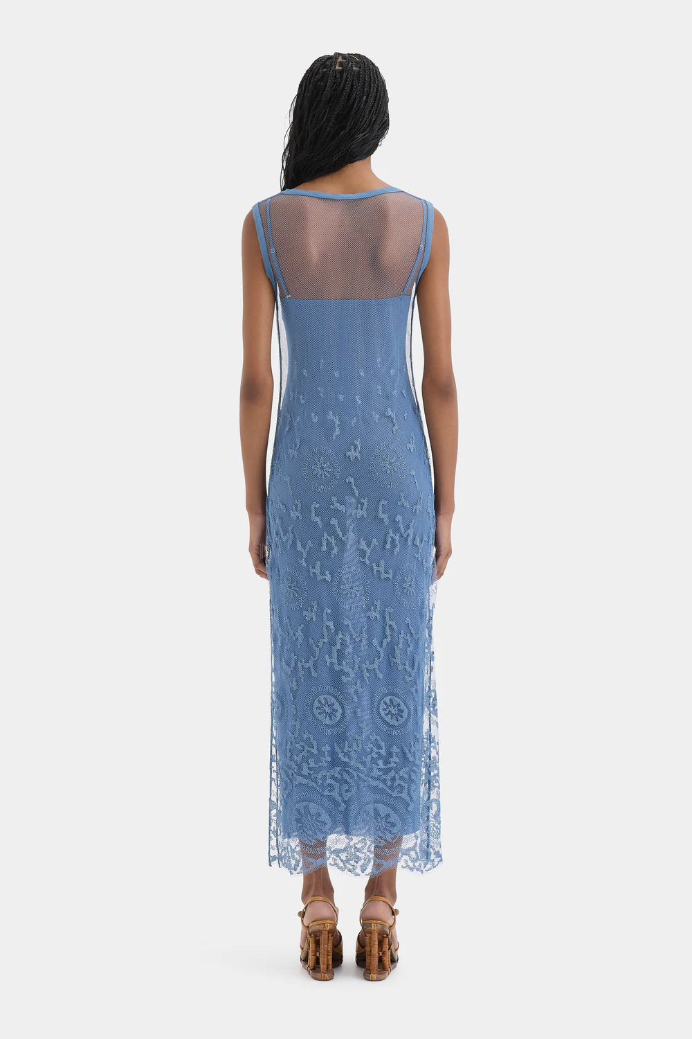 Leif Maxi Dress Sea Blue
