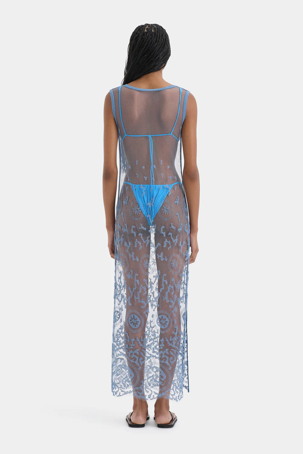 Leif Maxi Dress Sea Blue