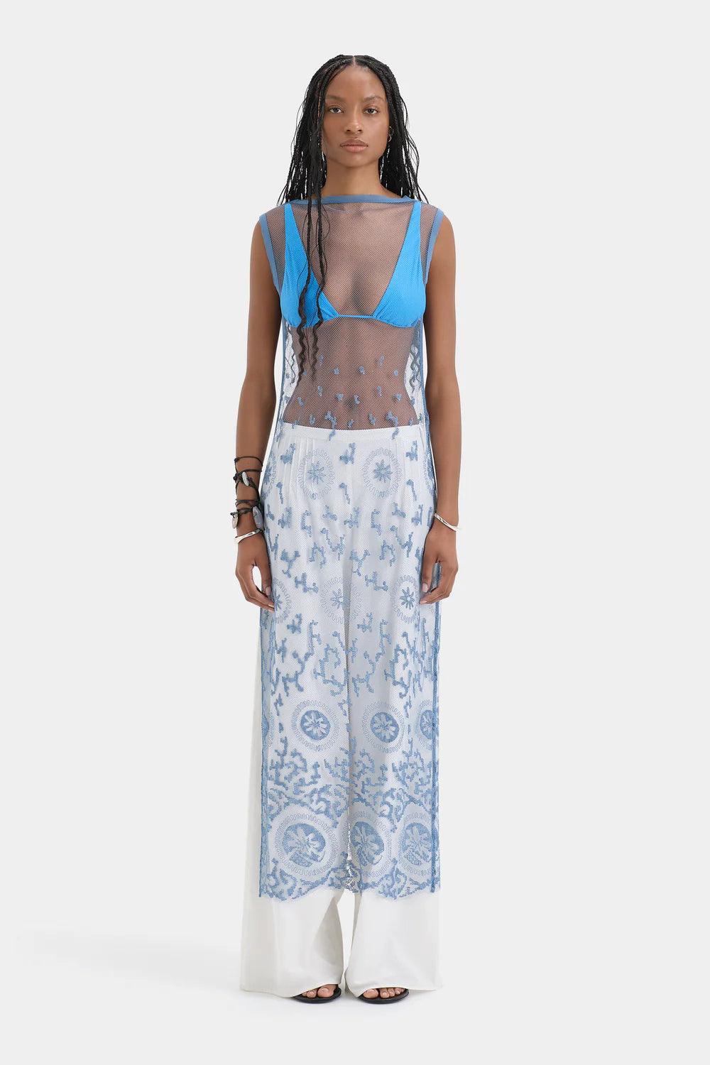 Leif Maxi Dress Sea Blue