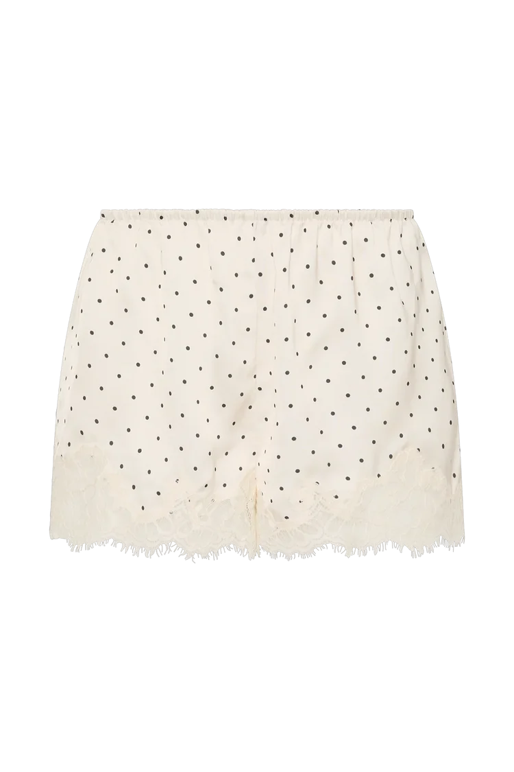 Marisol Short Polka Dot Antique White