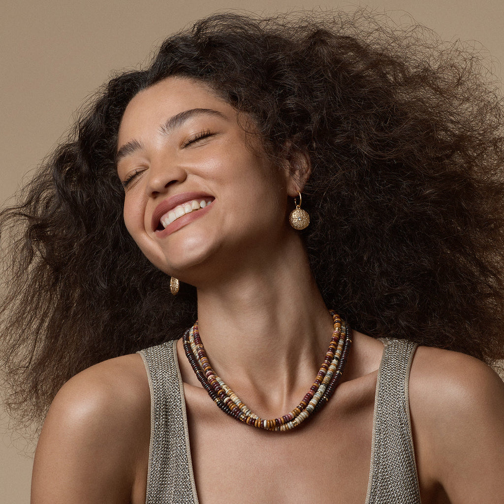 Mini Gemstone Necklace Jasper