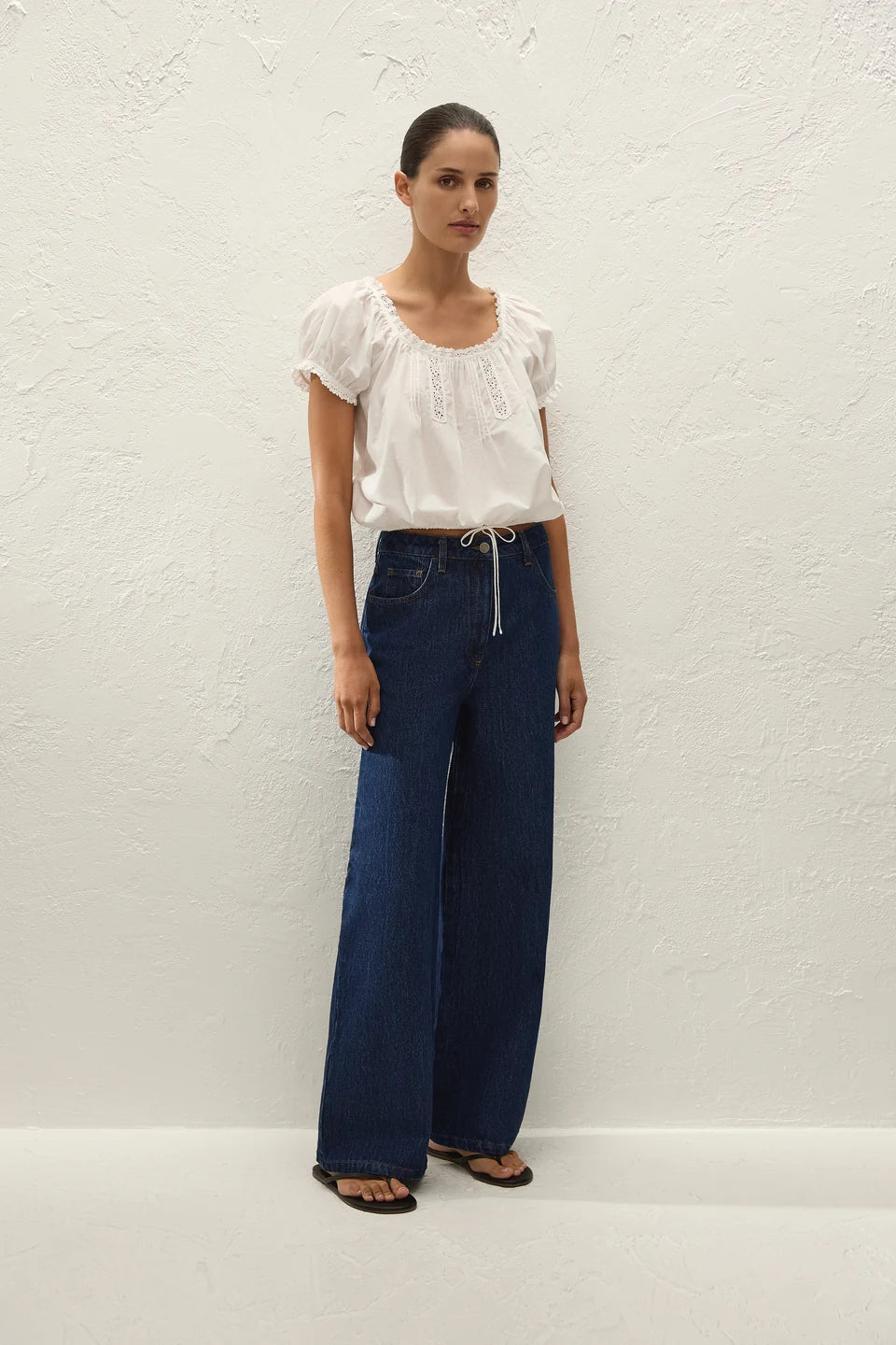 Gabi Top Fernanda Lace Antique White