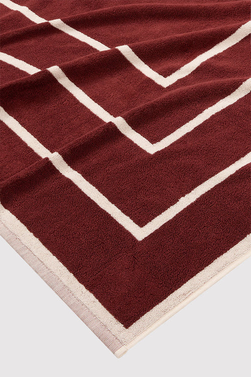Pool Towel Mahogany