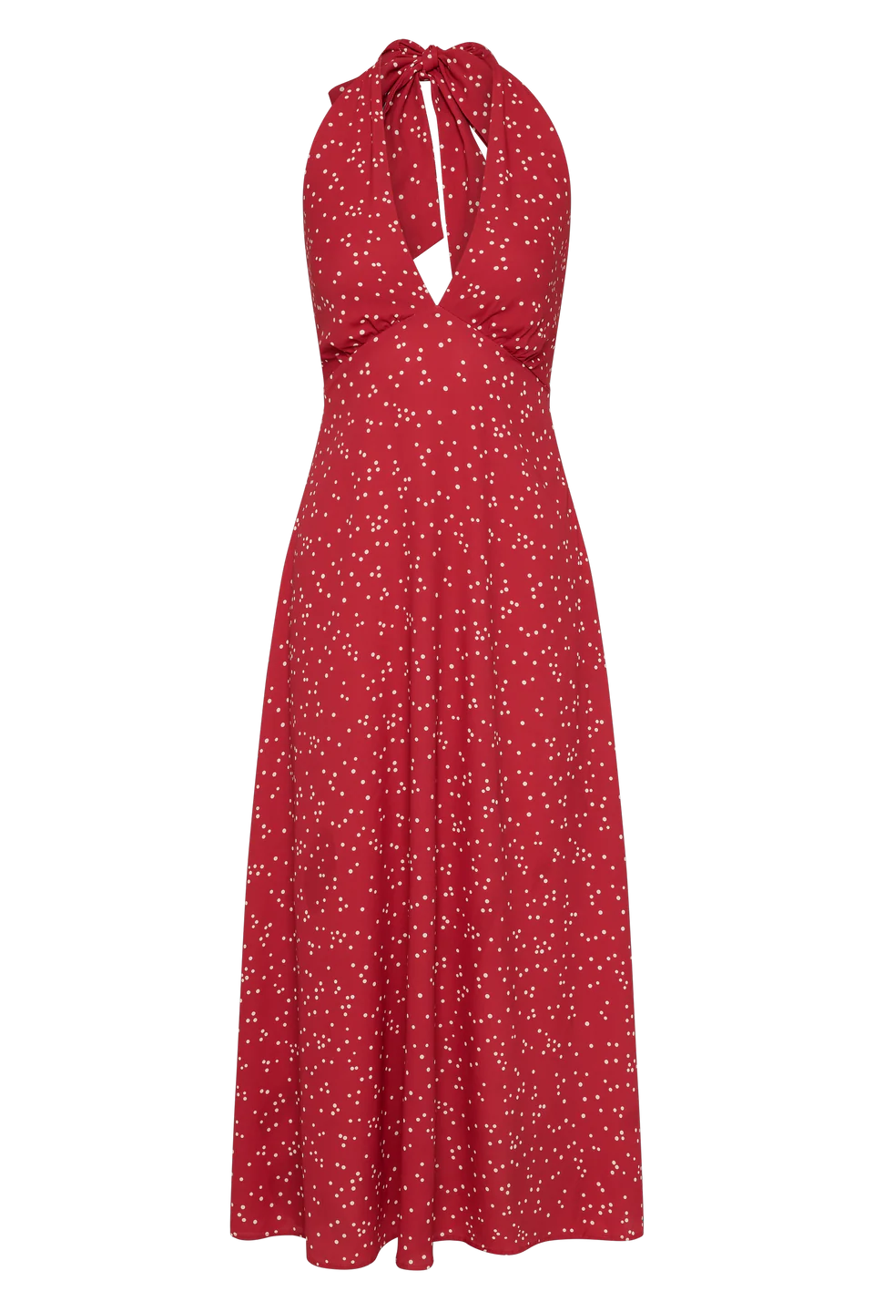 Jennah Midi Dress Linnea Dot Rosso