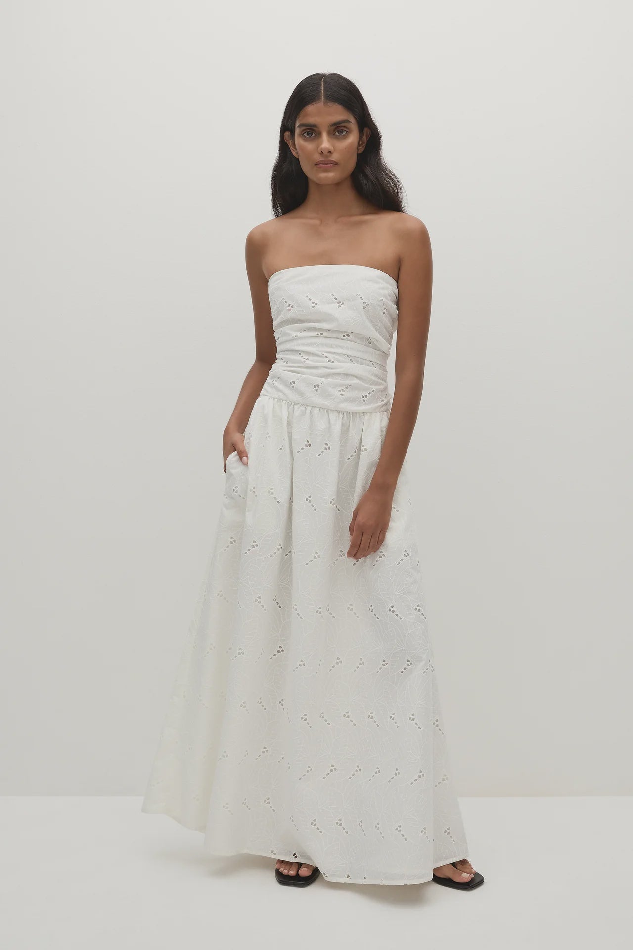 Moa Maxi Dress Birgitta White