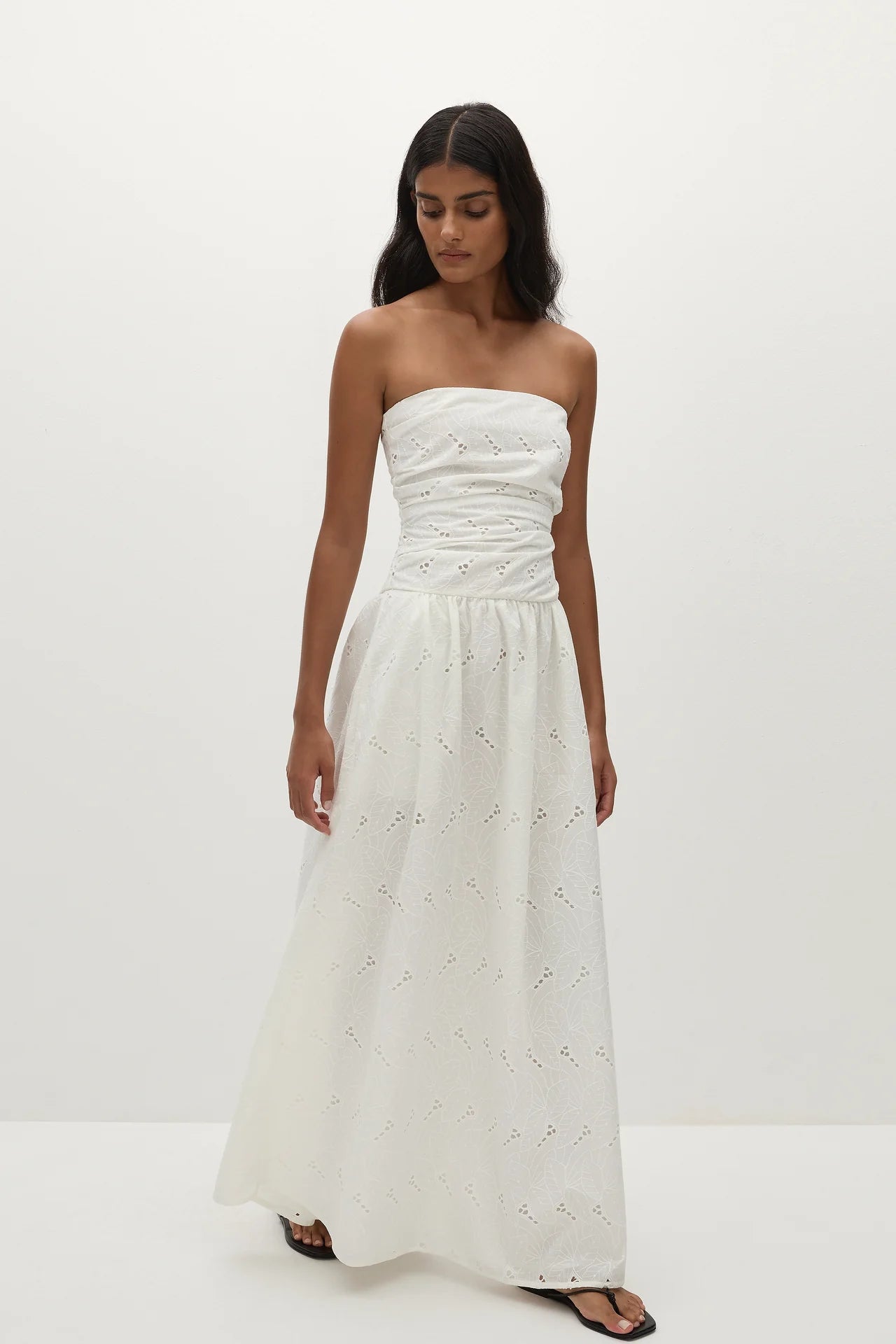 Moa Maxi Dress Birgitta White