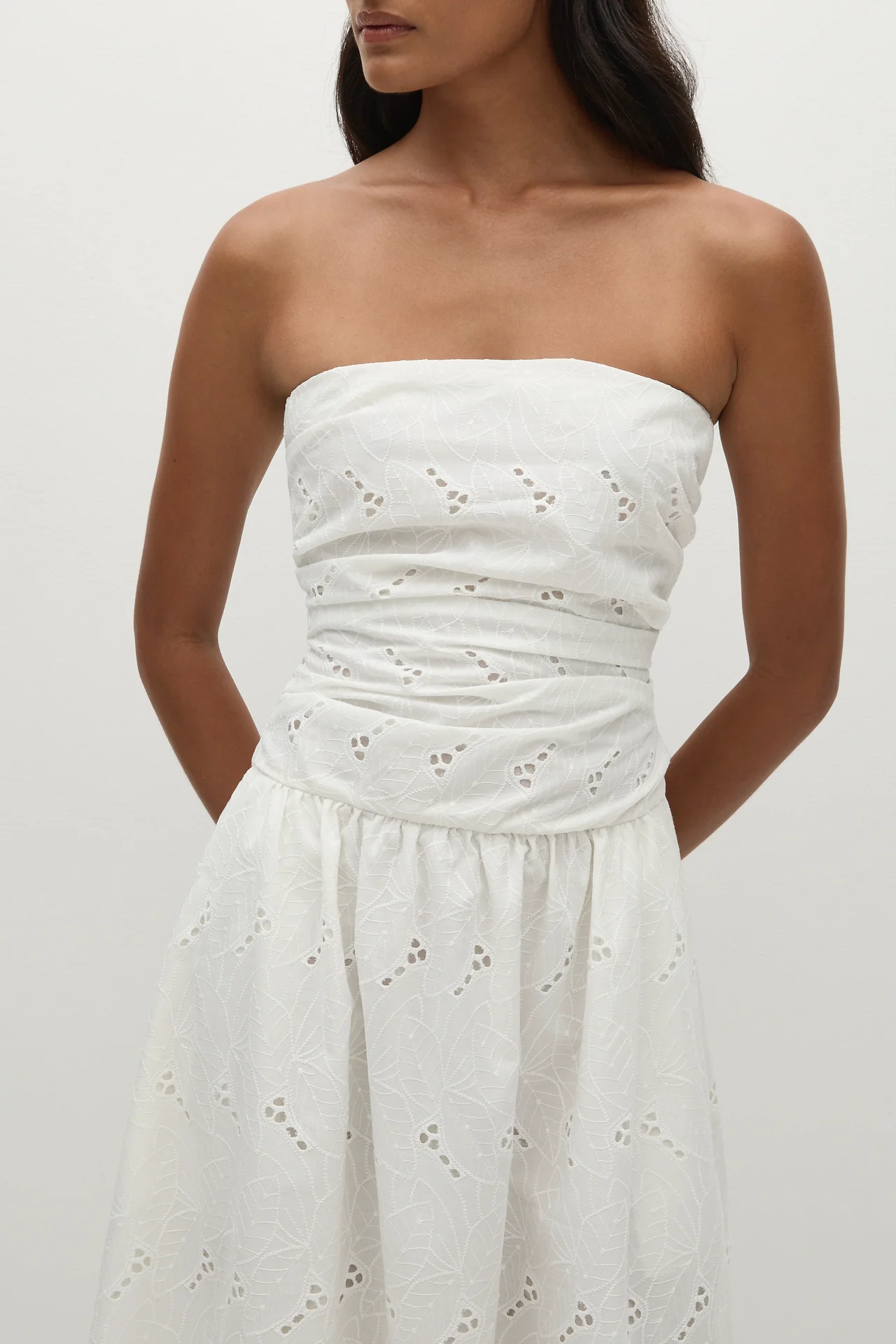 Moa Maxi Dress Birgitta White