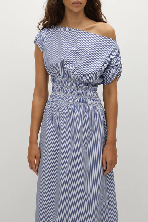 Kara Maxi Dress Helle Stripe Vintage Navy